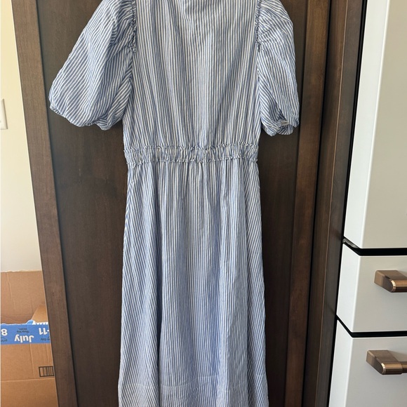 Lilly Pulitzer Tassie Elbow Striped Button Down Midi Dress Sz 6 - Picture 5 of 9